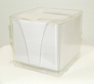 BLOC CUBE PLEXI TRANSPARENT