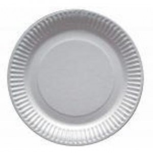 ASSIETTE CARTON BLANCHE
