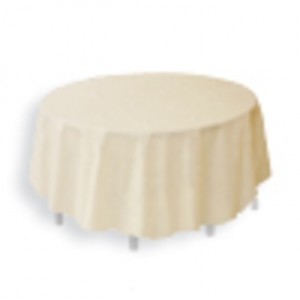 NAPPE RONDE NON TISSEE IVOIRE