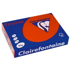 PAPIER PHOTOCOPIE A4 120 GRAMMES ROUGE GROSEILLES
