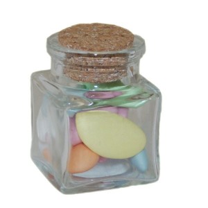 CARRE VERRE TRANSPARENT BOUCHON LIEGE