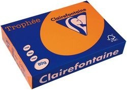 PAPIER PHOTOCOPIE A4 80 GRAMMES ORANGE FLUO