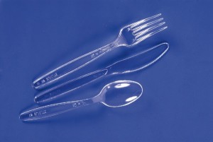 FOURCHETTES PLASTIQUE 175 MM TRANSPARENT