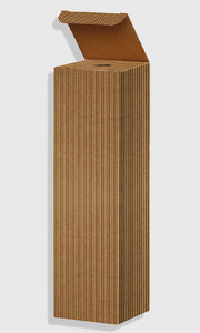 ETUI 1 BOUTEILLE KRAFT ECRU