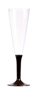 FLÛTE A CHAMPAGNE PIED CHOCOLAT P/10