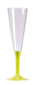 FLÛTE A CHAMPAGNE PIED ANIS P/10