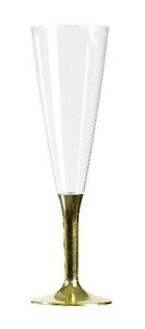 FLÛTE A CHAMPAGNE PIED OR P/10
