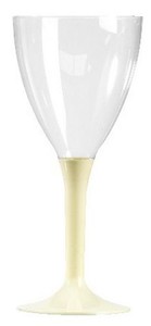 VERRE A VIN PIED IVOIRE P/10