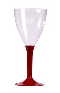 VERRE A VIN PIED BORDEAUX P/10