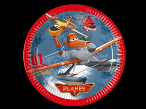 ASSIETTE CARTON PLANES P/8