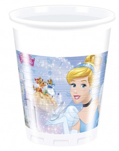 GOBELET PLASTIQUE CENDRILLON P/8