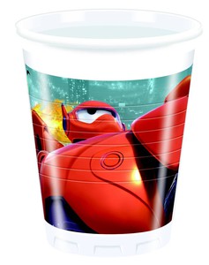 GOBELET PLASTIQUE LES NOUVEAUX HÉROS P/8