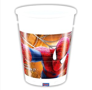 GOBELET PLASTIQUE SPIDERMAN P/8