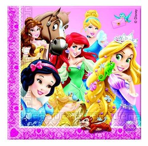 SERVIETTE PRINCESSE DISNEY P/20