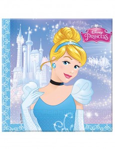 SERVIETTE CENDRILLON P/20