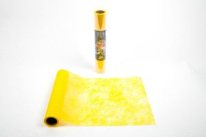 CHEMIN DE TABLE POLYTULLE JAUNE