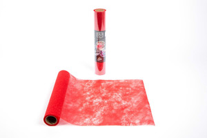 CHEMIN DE TABLE POLYTULLE ROUGE