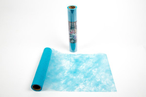 CHEMIN DE TABLE POLYTULLE TURQUOISE