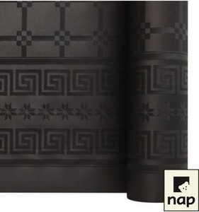 NAPPE DAMASSEE NOIR EBENE