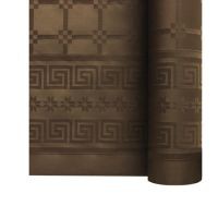 NAPPE DAMASSEE CHOCOLAT