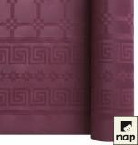 NAPPE DAMASSEE BORDEAUX