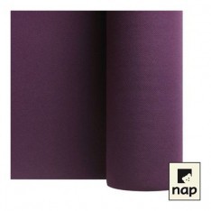 CHEMIN DE TABLE CELISOFT AUBERGINE
