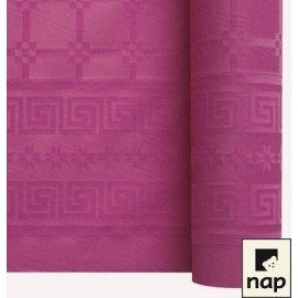 NAPPE DAMASSEE FRAMBOISE