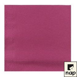 SERVIETTE CELI-OUATE AUBERGINE P/100