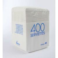 SERVIETTE OUATE BLANCHE P/400