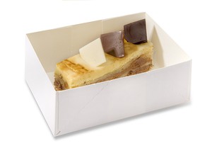 CAISSETTE PATISSIERE BLANCHE P/100