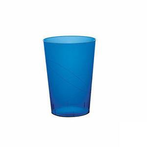 VERRE PLASTIQUE PARTY STYLE BLEU P/20