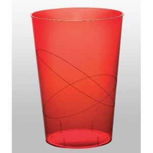 VERRE PLASTIQUE PARTY STYLE ROUGE P/20