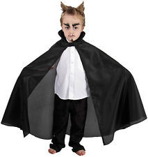 CAPE ENFANT VAMPIRE TAFFETAS NOIR