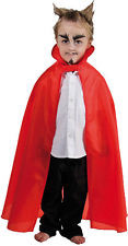 CAPE ENFANT VAMPIRE TAFFETAS ROUGE