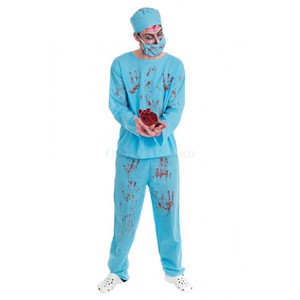 DEGUISEMENT ADULTE DOCTEUR ZOMBIE ENSANGLANTE