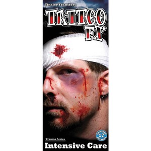 PLANCHE TATOUAGES FACIAL ROUGE SOINS INTENSIFS