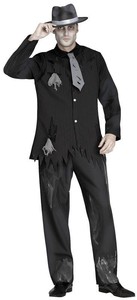 DEGUISEMENT ADULTE GHOST GANGSTER 3 PIECES