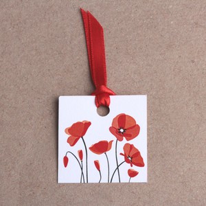 ETIQUETTE COQUELICOTS PAR 12