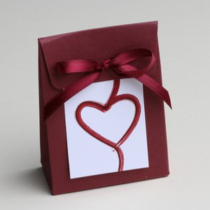 POCHON COEURS BORDEAUX PAR 10    