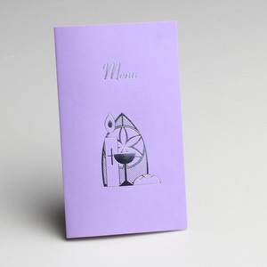 MENUS MAUVE CALICE PAR 10
