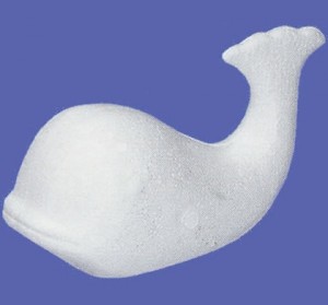 BALEINE POLYSTYRENE 17 CM