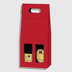 ETUI 2 BOUTEILLES KRAFT ROUGE