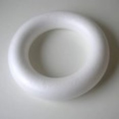 COURONNE POLYSTYRENE DIAMETRE 12 CM